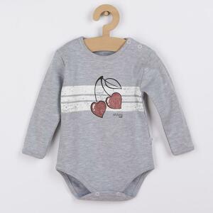 Kojenecké body s dlouhým rukávem Koala Cherry Varianta: šedá/80 (9-12m)