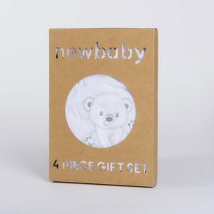 Kojenecká soupravička do porodnice New Baby Sweet Bear Varianta: bílá/56 (0-3m)