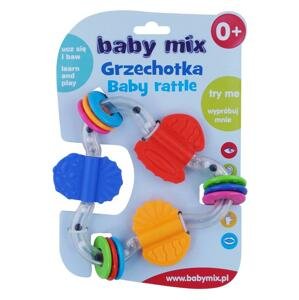 BABY MIX Dětské chrastítko Varianta: Baby Mix barevný trojuhelník - dle obrázku