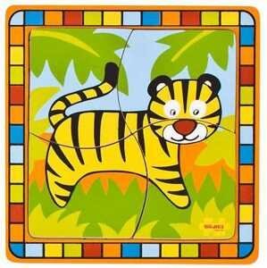 Bigjigs Toys Vkládací puzzle tygr