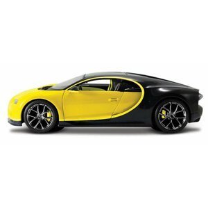 Dudlu Maisto - Bugatti Chiron, žluto-černá, Exotics, 1:24
