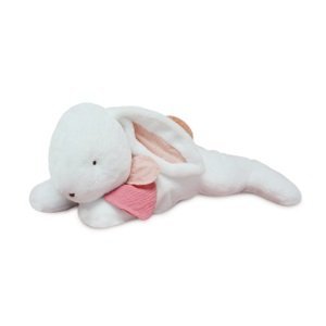 Doudou et Compagnie Paris Doudou Plyšový králík s tmavě růžovou bambulkou 65 cm