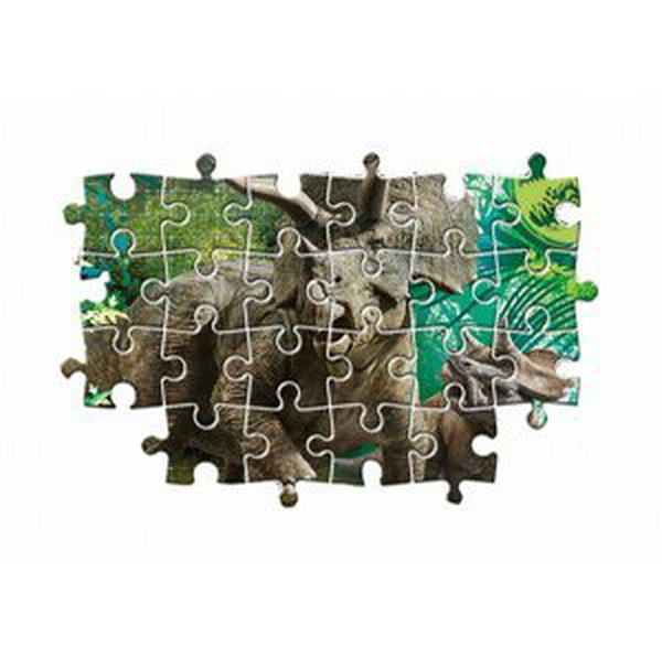 Dudlu Puzzle 3x48 dílků - Jurský svět