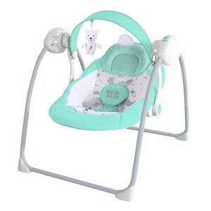 Dětské houpací lehátko NEW BABY TEDDY Varianta: Mint - zelená