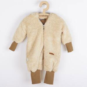 Luxusní dětský zimní overal New Baby Teddy bear Varianta: béžová/68 (4-6m)