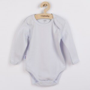 Kojenecké body s dlouhým rukávem New Baby Pastel Varianta: šedé - šedá/56 (0-3m)