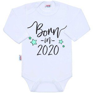 Body s potiskem New Baby Born in 2020 Varianta: bílá/62 (3-6m)