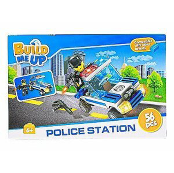 Stavebnice BuildMeUp - Police station 44 ks (CENA ZA 2 ks)