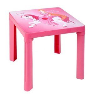 STAR PLUS Dětský zahradní nábytek - Plastový stůl Varianta: růžová