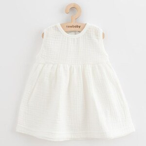 Kojenecké mušelínové šaty New Baby Elizabeth Varianta: bílá/56 (0-3m)