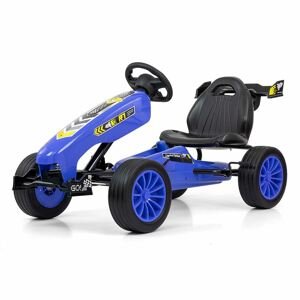 Dětská šlapací motokára Go-kart Milly Mally Varianta: Rocket - modrá