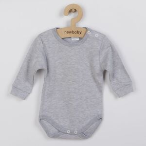 Kojenecké body s dlouhým rukávem New Baby Varianta: šedé - šedá/62 (3-6m)