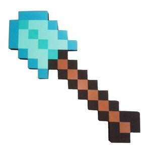 Dudlu Minecraft lopata - modrá