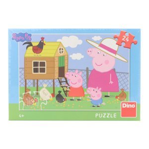 Dudlu Puzzle Peppa Pig: slepičky 24 dílků
