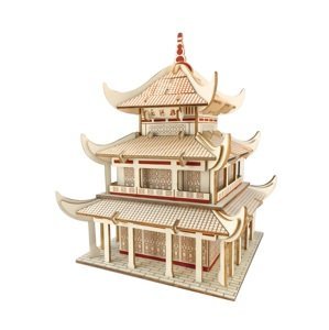 Woodcraft construction kit Woodcraft Dřevěné 3D puzzle Yueyang Tower