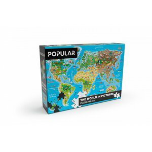 Dudlu Puzzle - Mapa světa, 160 ks – AN