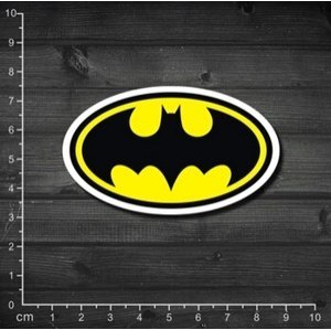 Dudlu Nálepka - znak Batman - žluto-černá
