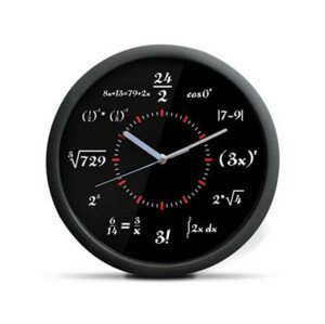 Dudlu Matematické hodiny černé