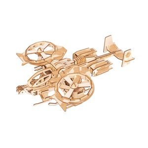 Woodcraft construction kit Woodcraft Dřevěné 3D puzzle RDA bitevní vrtulník