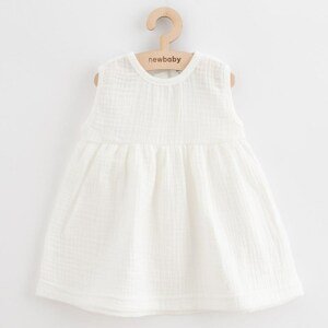 Kojenecké mušelínové šaty New Baby Elizabeth Varianta: bílá/74 (6-9m)