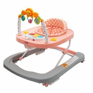 Dětské chodítko se silikonovými kolečky New Baby Forest Kingdom Varianta: pink - růžová