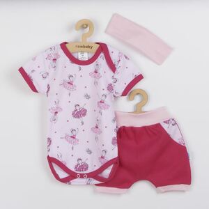 3-dílná letní bavlněná souprava New Baby Perfect Summer Varianta: růžová/62 (3-6m)