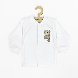 Kojenecký bavlněný kabátek New Baby Polar Bear Varianta: bílá/68 (4-6m)