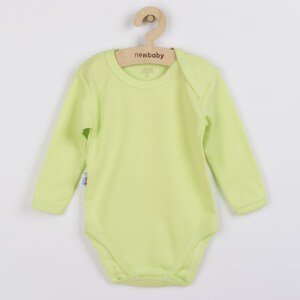 Kojenecké body s dlouhým rukávem New Baby Pastel Varianta: zelená/80 (9-12m)