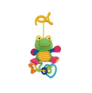 Dětská dílna Baby Mix Power Tool žlutá - dle obrázku Varianta: Plyšová hračka s chrastítkem Baby Mix žabka - zelená