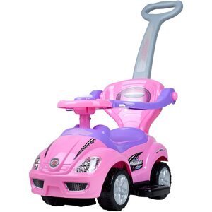 Dětské jezdítko 3v1 Bayo Mega Car pink (POŠKOZENÝ OBAL)
