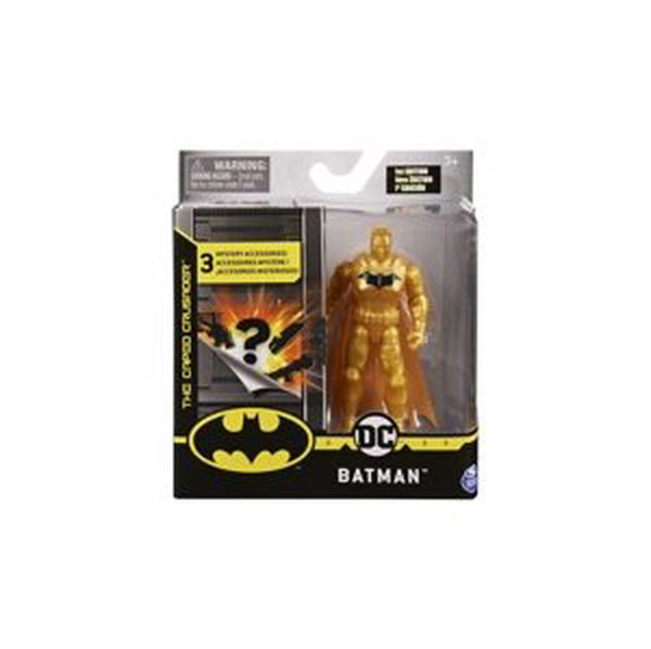 Batman zlatá figurka s doplňky 10 cm