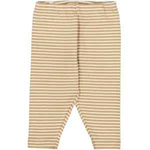 Wheat kojenecké legíny Silas 6869 - cappuccino stripe Velikost: 92 Biobavlna