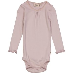 Wheat kojenecké body s dlouhým rukávem 9106 - soft lilac Velikost: 80 Bavlna, modal