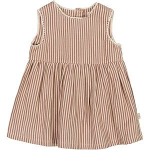 Wheat kojenecké šaty bez rukávů Kirsten 5204 - vintage stripe Velikost: 80 Biobavlna