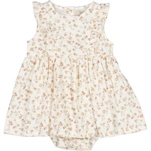 Wheat kojenecké šaty bez rukávů Sofia 5233  - flower poppy Velikost: 56 Biobavlna