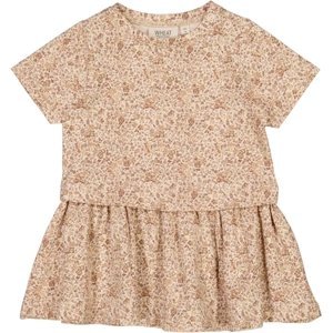 Wheat kojenecké šaty s krátkým rukávem Adea 5557 - rose flowers Velikost: 68 Bavlna
