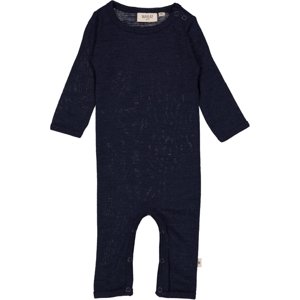 Wheat kojenecký vlněný overal 9311 - 1432 navy Velikost: 62 Merino vlna