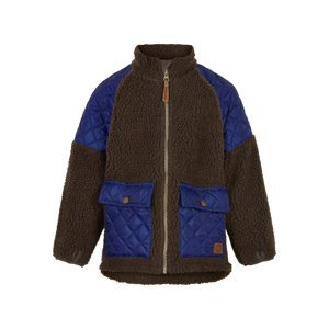 Mikk-Line Mikk - Line chlapecká plyšová bunda Teddy 17000 Mazarine Blue Velikost: 116
