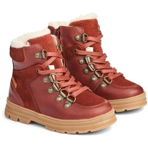 Wheat dětské zimní boty 345 - 2072 red Velikost: 22 Tex membrána