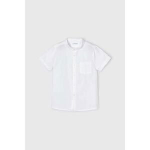 Mayoral chlapecká lněná košile s mao límečkem 3161 - 061 Velikost: 116