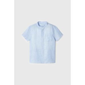 Mayoral chlapecká lněná košile s mao límečkem 3161 - 062 Velikost: 122