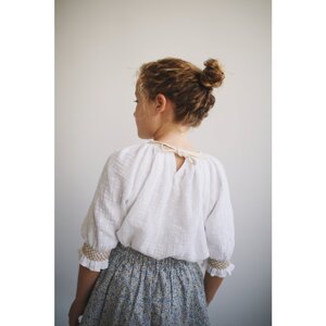 LiiLU dívčí mušelínová halenka SS24 - 047 Velikost: 12 let 100% bavlna