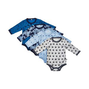 Pippi kojenecké body s dlouhým rukávem OEKO - TEX set 4 ks 3819 - 725 Velikost: 80 OEKO - TEX