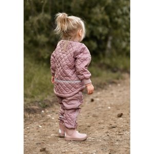 Mikk-Line Mikk - Line dětské termo kalhoty s bundou Adobe Rose 4205 Velikost: 140 Termo, Voděodolný