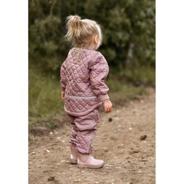 Mikk-Line Mikk - Line dětské termo kalhoty s bundou Adobe Rose 4205 Velikost: 92 Termo, Voděodolný