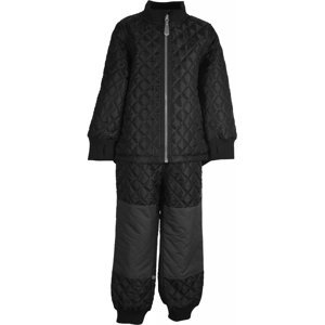Mikk-Line Mikk - Line dětské termo kalhoty s bundou Black 4205 Velikost: 122 Termo, Voděodolný