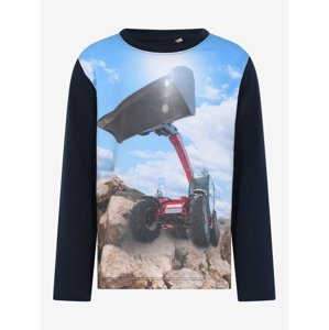 Minymo chlapecké triko s dlouhým rukávem 6062-7361 Velikost: 116 GOTS, organická bavlna