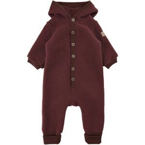 Mikk-Line kojenecký vlněný merino overal Decadent Chocolate 50033 Velikost: 56 Merino vlna