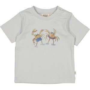 Wheat kojenecké tričko s krátkým rukávem Beach Crabs 6091 - highrise Velikost: 80 Organická bavlna