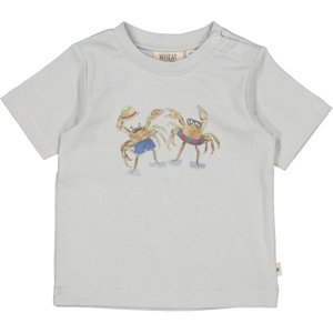 Wheat kojenecké tričko s krátkým rukávem Beach Crabs 6091 - highrise Velikost: 92 Organická bavlna